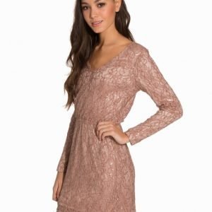 NLY Trend Sparkly Lace Dress Blå