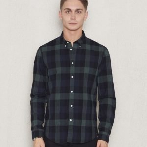 NN07 Falk Shirt 735 Green Check