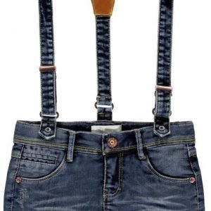 Name it Farkkuhame olkaimilla Astrid Medium blue denim