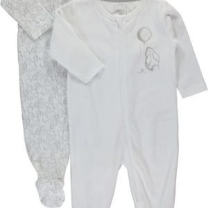 Name it Pyjama 2-pakkaus Baby Bright White