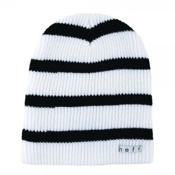 Neff Daily Stripe hattu valkoinen / musta