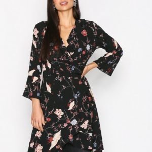 Neo Noir Fanny Printed Dress Maksimekko Black