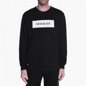 New Black Landscape Logo Long Sleeve