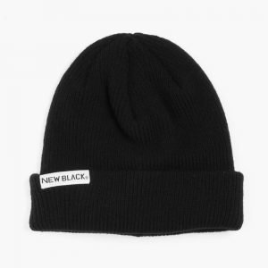 New Black Wool Beanie