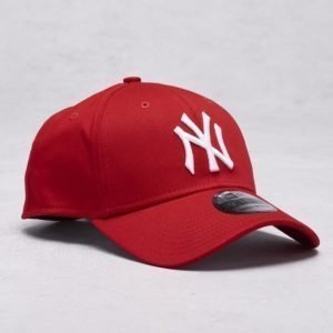 New Era 39Thirty MLB Basic NY Scarlet/White