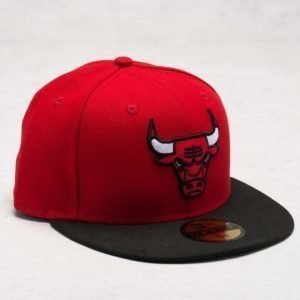 New Era 59 Fifty Chicago Bulls Red/Black