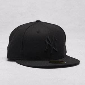 New Era 59 Fifty MLB Basic Black On Black Yankee