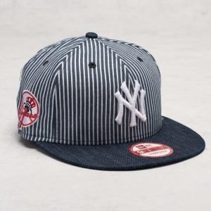 New Era 9 Fifty Pinstripe Strap Yankees Navy/Optic White