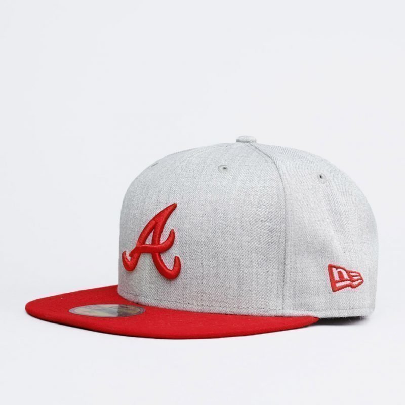 New Era Atlanta Braves Contrast Heather -lippis