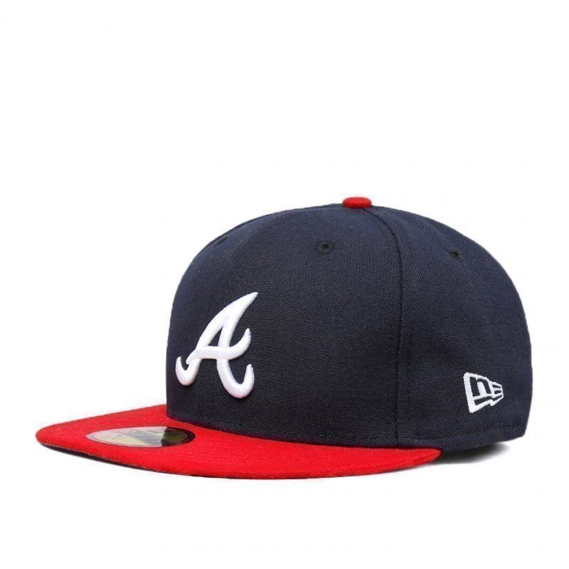 New Era Atlanta Braves Team Structured Fitted -lippis