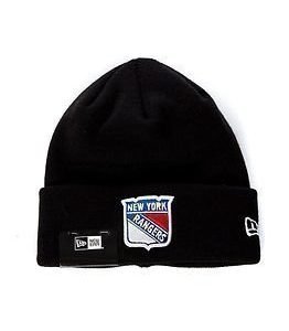 New Era Basic Cuff Knit Nhl New York Rangers Black