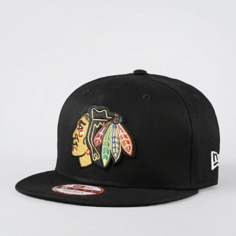 New Era Chicago Blackhawks Black Basic -lippis