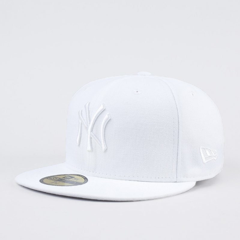 New Era NY Yankees White On White -lippis