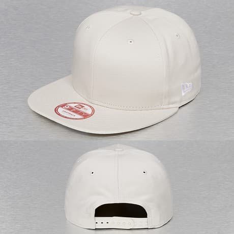 New Era Snapback Lippis Beige