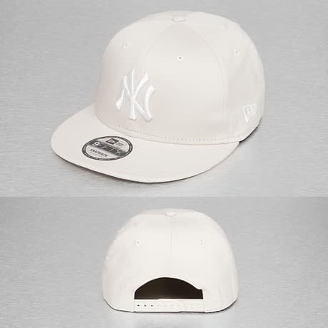 New Era Snapback Lippis Beige