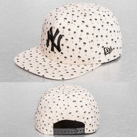 New Era Snapback Lippis Beige