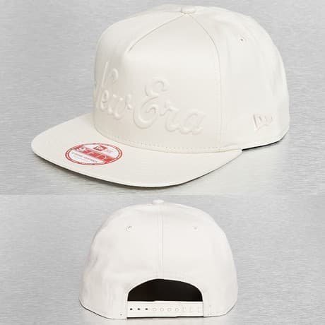 New Era Snapback Lippis Beige