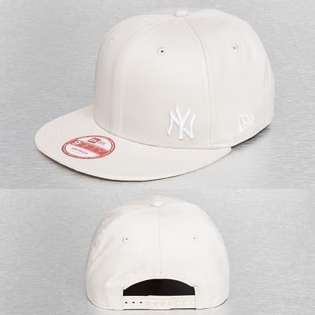 New Era Snapback Lippis Beige