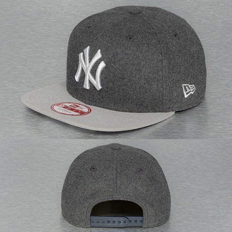 New Era Snapback Lippis Harmaa