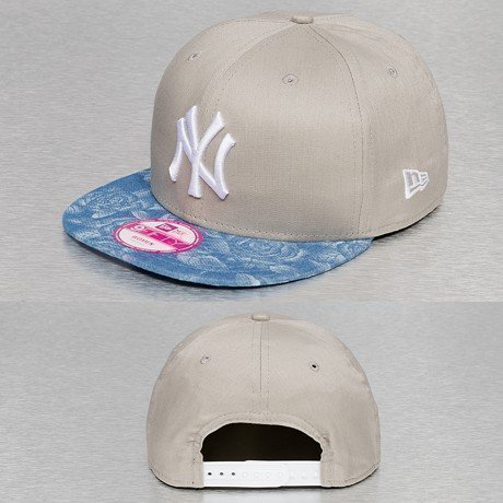 New Era Snapback Lippis Harmaa