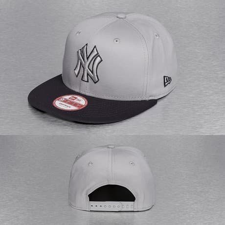 New Era Snapback Lippis Harmaa