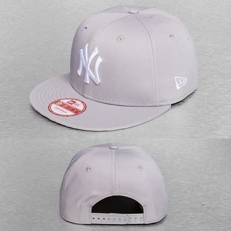 New Era Snapback Lippis Harmaa