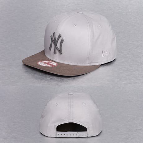 New Era Snapback Lippis Harmaa