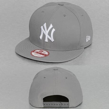 New Era Snapback Lippis Harmaa