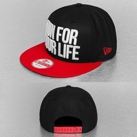 New Era Snapback Lippis Musta