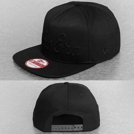 New Era Snapback Lippis Musta