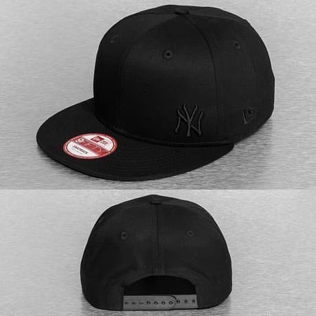 New Era Snapback Lippis Musta