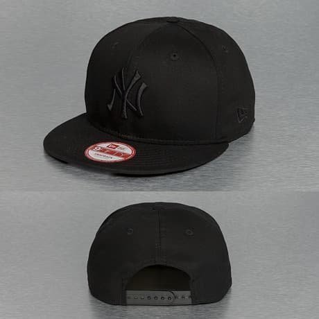 New Era Snapback Lippis Musta