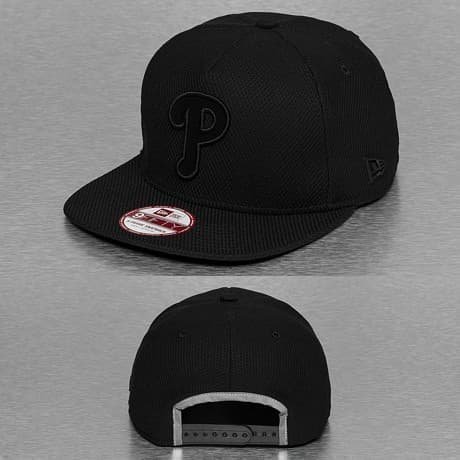 New Era Snapback Lippis Musta