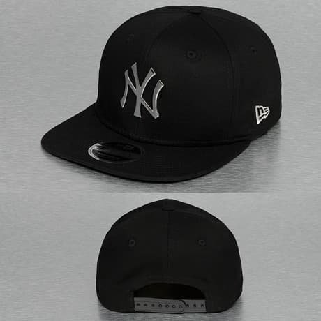 New Era Snapback Lippis Musta