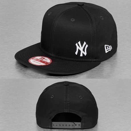 New Era Snapback Lippis Musta