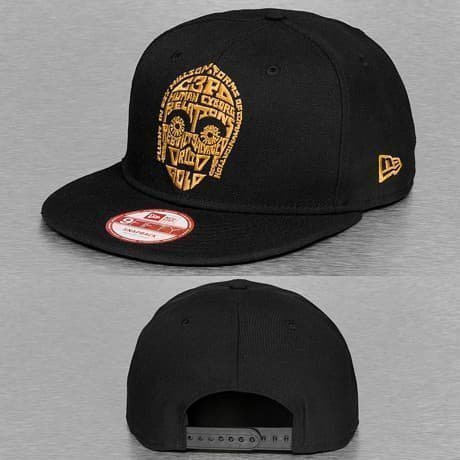 New Era Snapback Lippis Musta