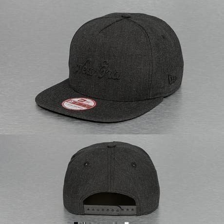 New Era Snapback Lippis Musta