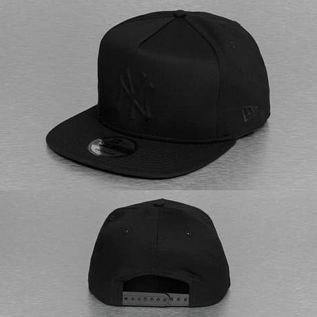 New Era Snapback Lippis Musta