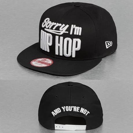 New Era Snapback Lippis Musta