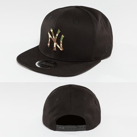 New Era Snapback Lippis Musta