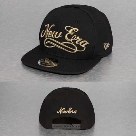 New Era Snapback Lippis Musta