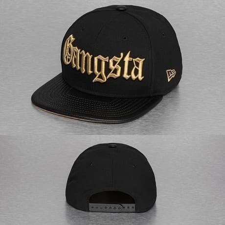 New Era Snapback Lippis Musta