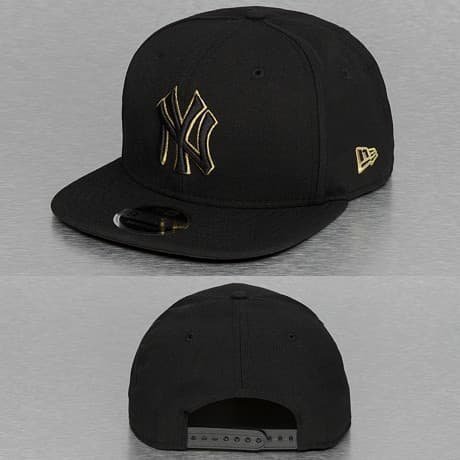 New Era Snapback Lippis Musta