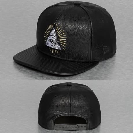 New Era Snapback Lippis Musta