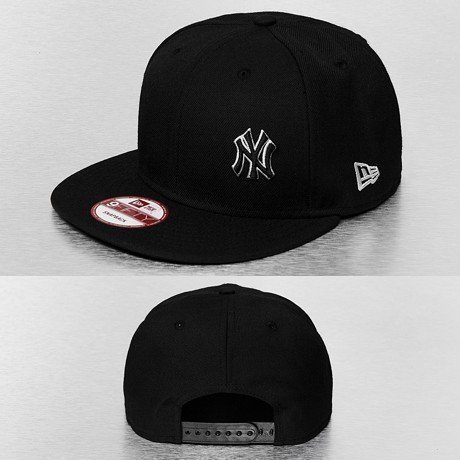 New Era Snapback Lippis Musta