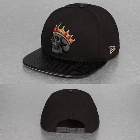 New Era Snapback Lippis Musta