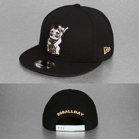 New Era Snapback Lippis Musta