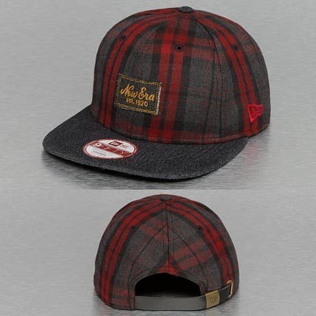 New Era Snapback Lippis Punainen