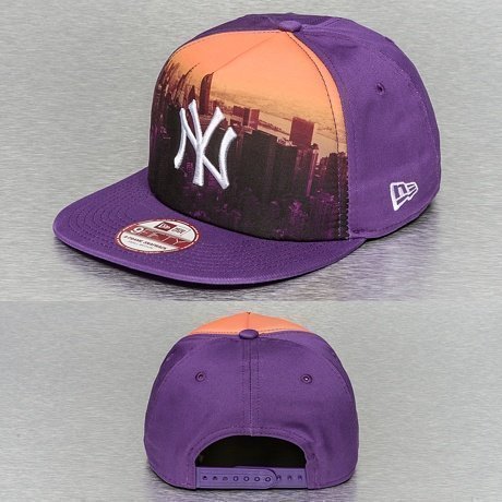 New Era Snapback Lippis Purpuranpunainen