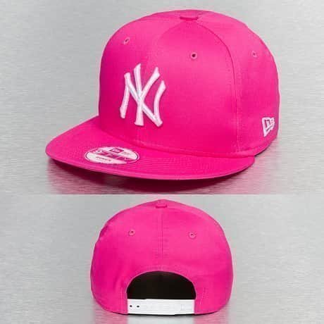 New Era Snapback Lippis Vaaleanpunainen